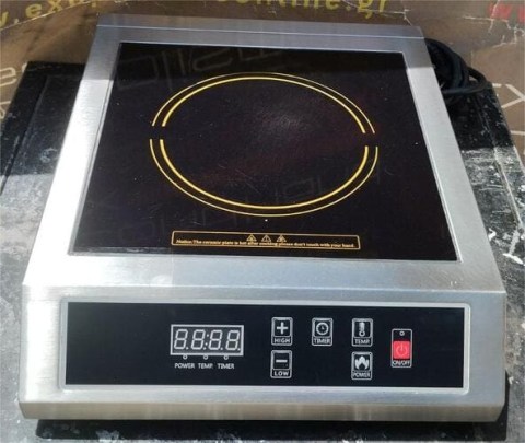 Επαγωγική Εστία Επιτραπέζια Φ21Cm 36x42x10Cm Μεταχειρισμένη